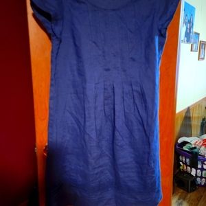 Beautiful JJill blue linen dress